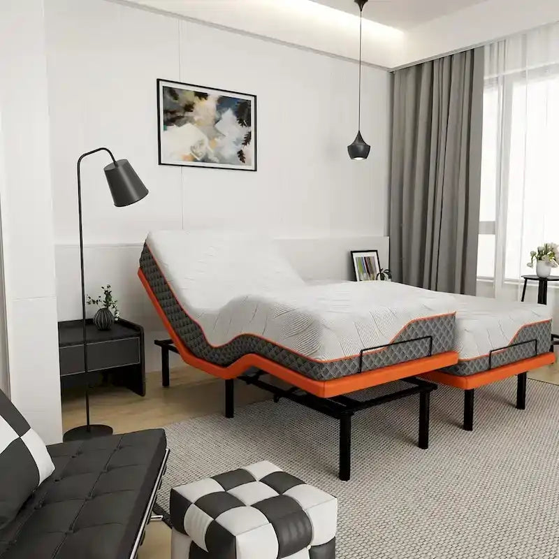 Verstellbarer Stahlbettunterbau mit kabelloser Fernbedienung und Speicherpositionen