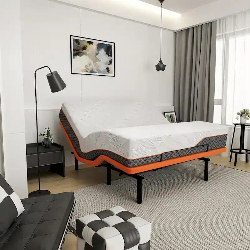 Verstellbarer Stahlbettunterbau mit kabelloser Fernbedienung und Speicherpositionen