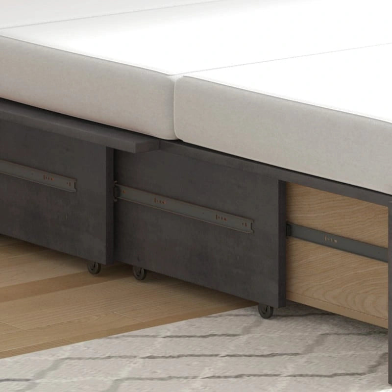 Umwandelbares Queensize-Schrankbett mit Stauraumschublade und Ladestation